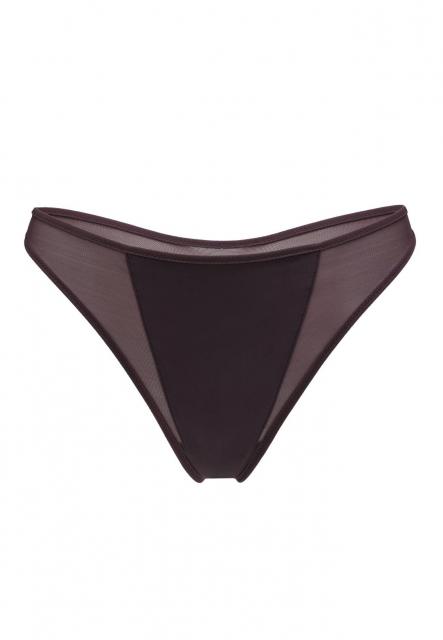 SHEER OPAQUE THONG/4W2299 SHEER OPAQUE THONG/4W2299